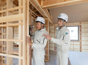 永森建設大工育成プロジェクトの現場風景